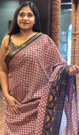 PRINTED TUSSAR SAREE 06122537