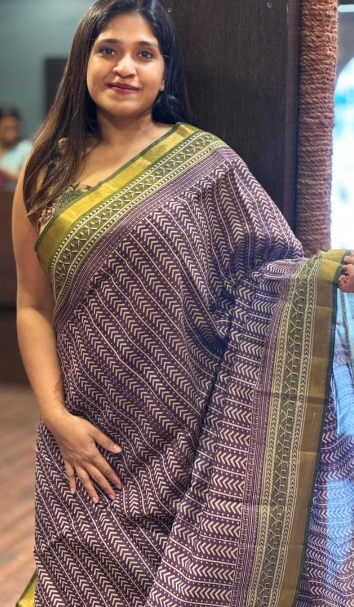 PRINTED TUSSAR SAREE 06122527