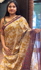 PRINTED TUSSAR SAREE 06122533
