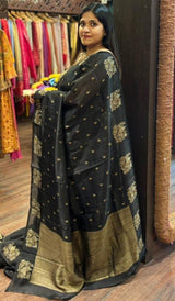 SEMI TUSSAR SAREE 06122511