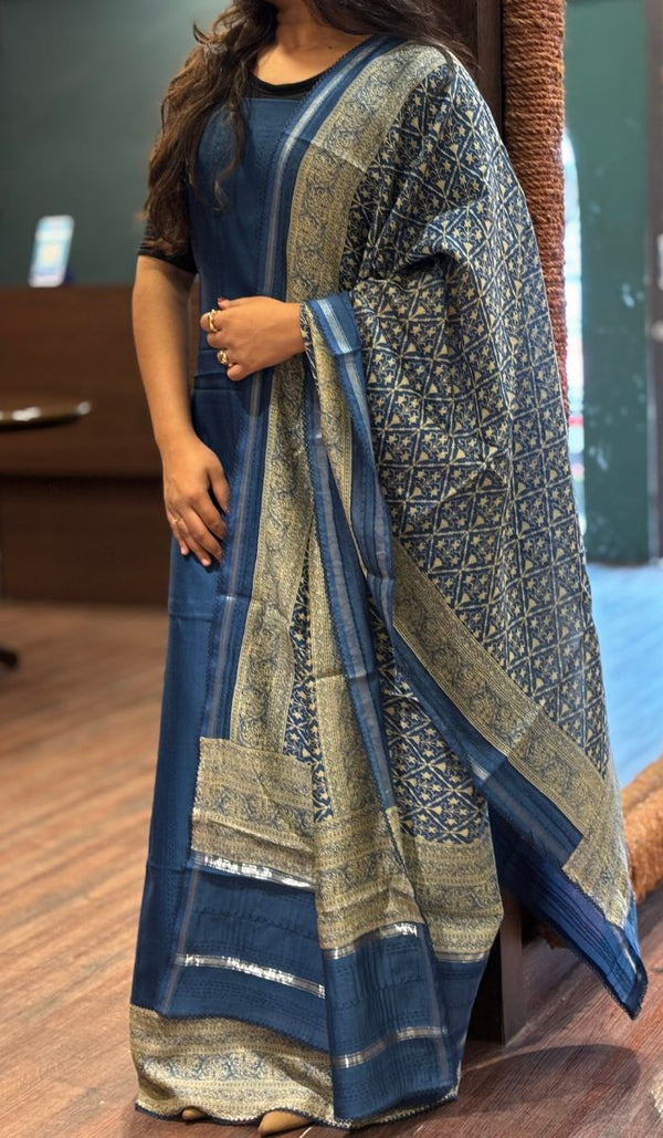 CHANDERI UNSTITCHED SALWAR 04122528