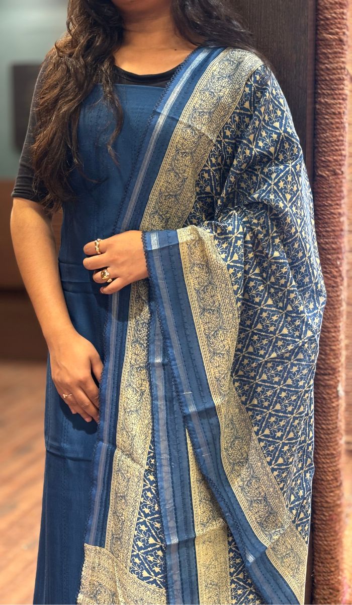 CHANDERI UNSTITCHED SALWAR 04122528