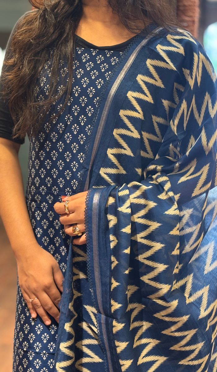 CHANDERI UNSTITCHED SALWAR 04122525