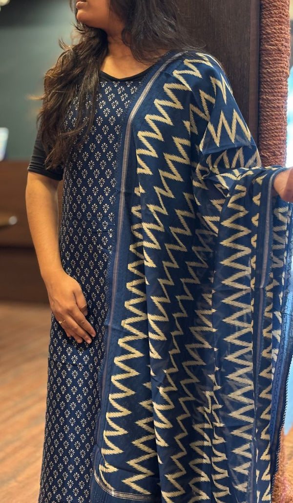 CHANDERI UNSTITCHED SALWAR 04122525