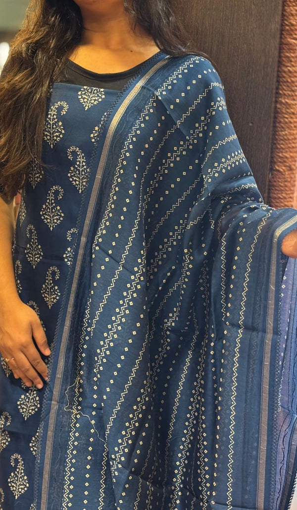 CHANDERI UNSTITCHED SALWAR SILK 04122521