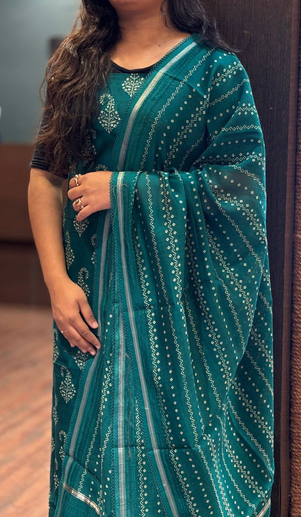 CHANDERI UNSTITCHED SALWAR 04122522