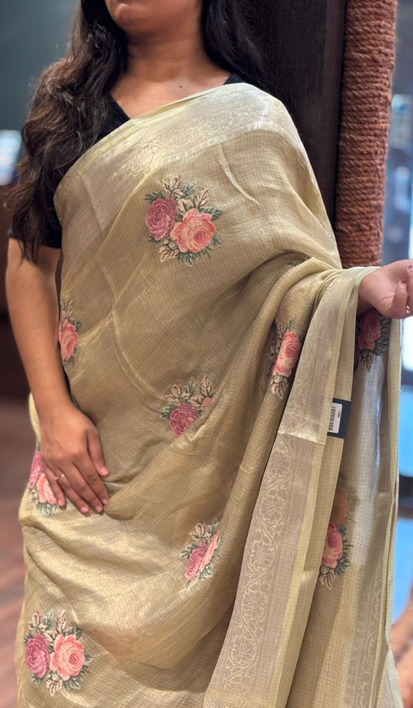 ORGANZA SAREE 03122514