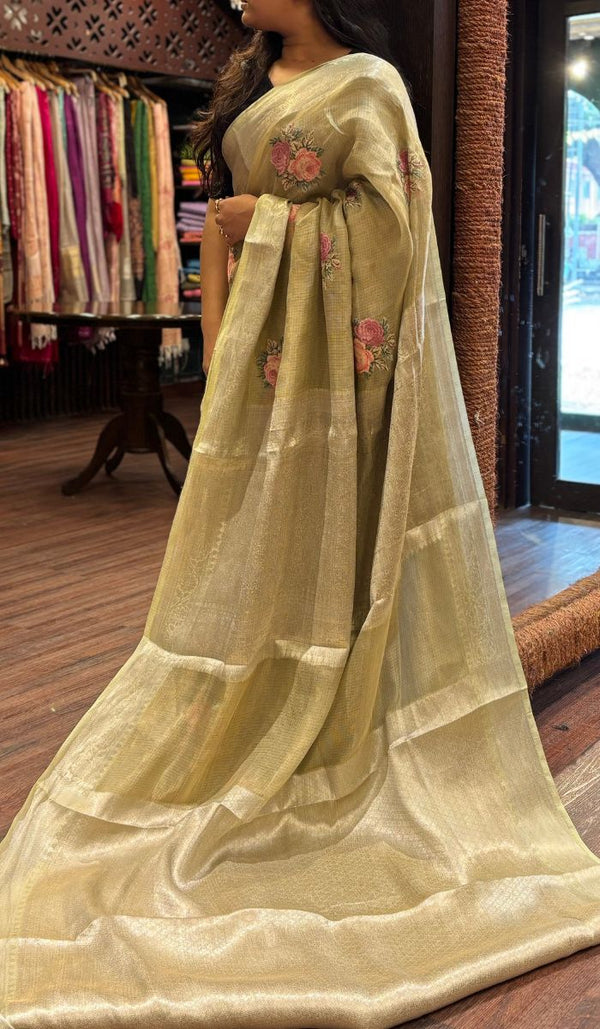 ORGANZA SAREE 03122514