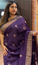 SEMI TUSSAR SAREE 07122565