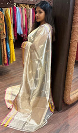 PURE TISSUE SAREE 07122578