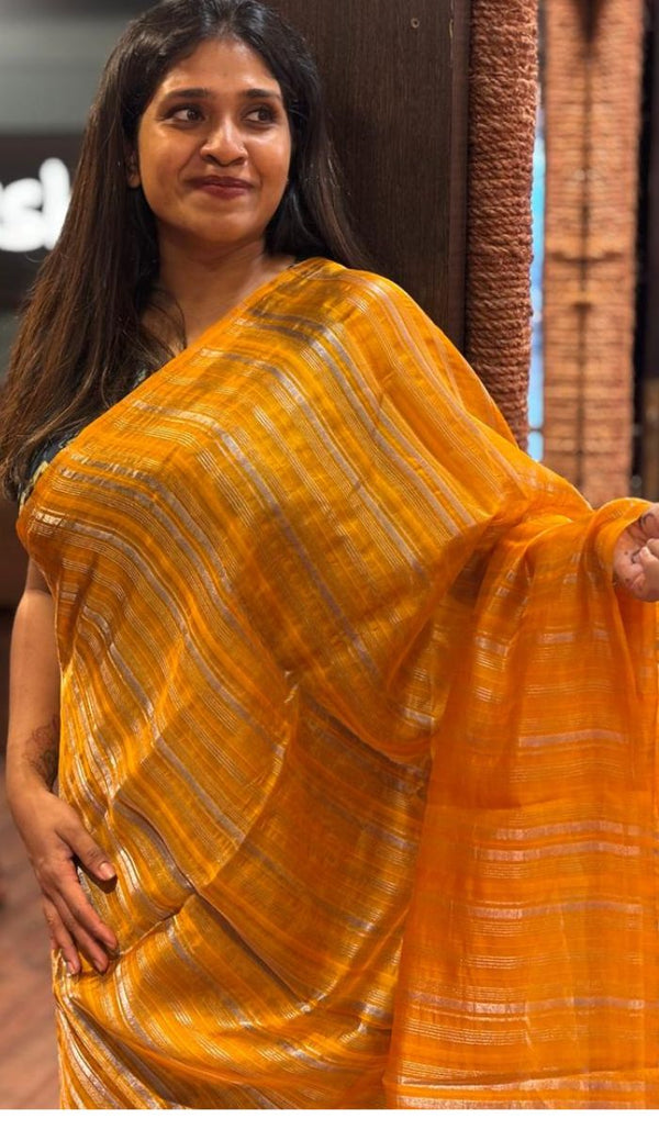 KORA ORGANZA SAREE 07122573