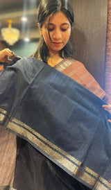 SEMI LINEN SAREE 11122560
