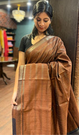 SEMI LINEN SAREE 11122560