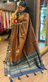 SEMI LINEN SAREE 11122560