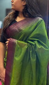 SEMI LINEN SAREE 160724171