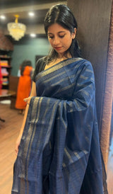 SEMI LINEN SAREE 11122549