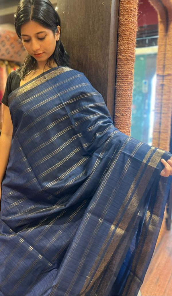 SEMI LINEN SAREE 11122549