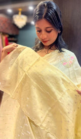 KORA CHANDERI SAREE 09122517