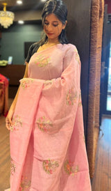 KORA CHANDERI SAREE 09122516