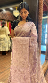 TISSUE ORGANZA SAREE 11122523