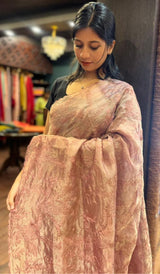 TISSUE ORGANZA SAREE 11122524