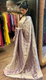 TISSUE ORGANZA SAREE 11122528