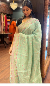 KORA CHANDERI SAREE 09122524