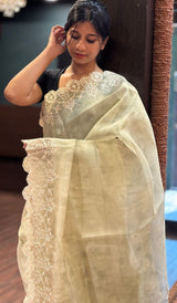 ORGANZA SAREE 09122512