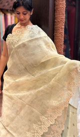 ORGANZA SAREE 09122512