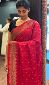 SATIN VISCOSE SAREE 11122515