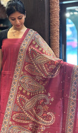 UNSTITCHED MUNGA TUSSAR SALWAR 06122555