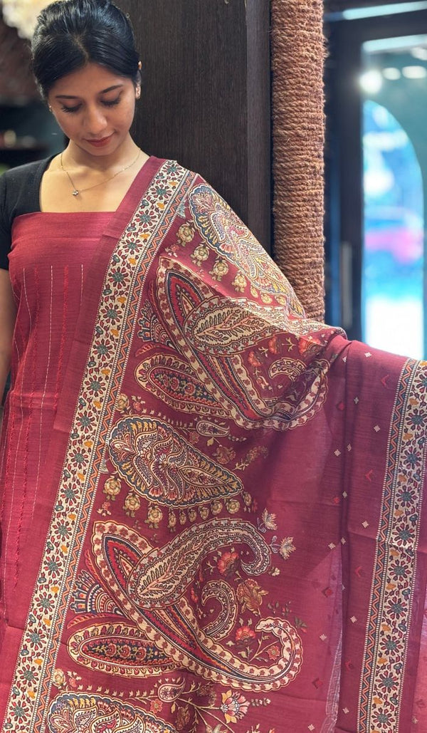 UNSTITCHED MUNGA TUSSAR SALWAR 06122555