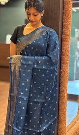 SATIN VISCOSE SAREE 1112259