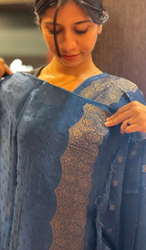 SATIN VISCOSE SAREE 1112259