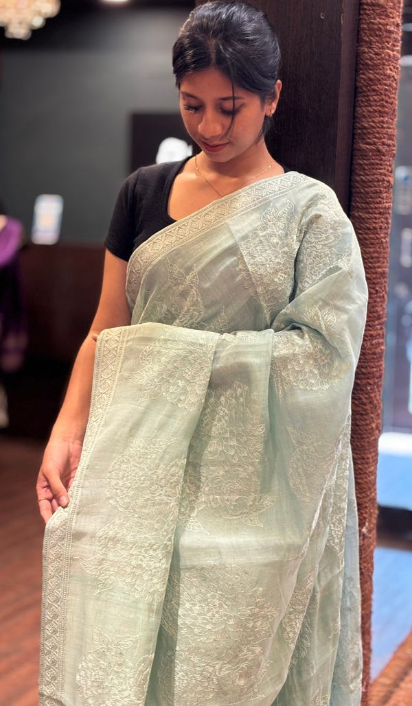 KORA CHANDERI SAREE 10122531