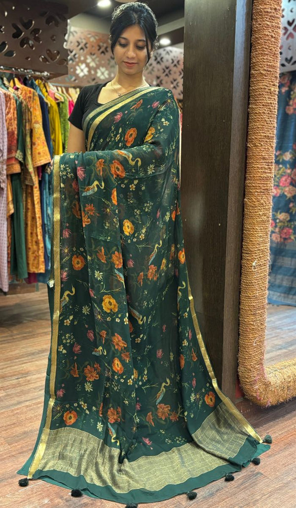 CHIFFON SAREE 08122531