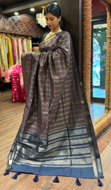 SEMI LINEN SAREE 11225561