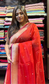 ORGANZA SILK SAREE 11122570