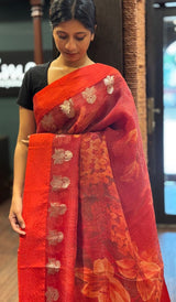 KORA ORGANZA SAREE 15122524