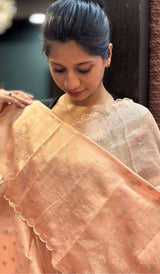 TISSUE ORGANZA SAREE 1712253