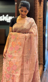 TISSUE ORGANZA SAREE 1712254