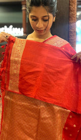 KORA CHANDERI SAREE 17122527