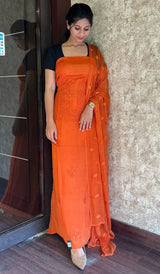 CHIKANKARI UNSTITCHED SALWAR 18122513