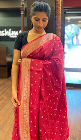 KORA CHANDERI SAREE 17122525