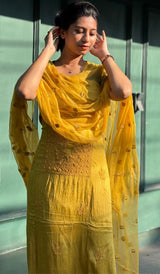 CHIKANKARI UNSTITCHED SALWAR 18122515