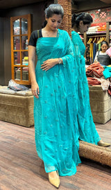 CHIKANKARI UNSTITCHED SALWAR 18122516