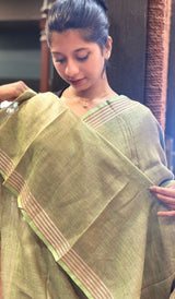 LINEN SAREE 23122510