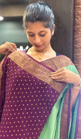 SEMI GEORGETTE SAREE 0501261