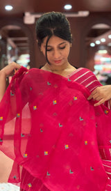 ORGANZA SAREE 0312252