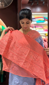 MUL CHANDERI SAREE 2212251